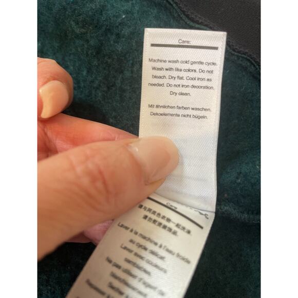 SmartWool Womens XS Hudson Trail Full Zip Fleece Sweater Jacket Hoody Green - Picture 15 of 16